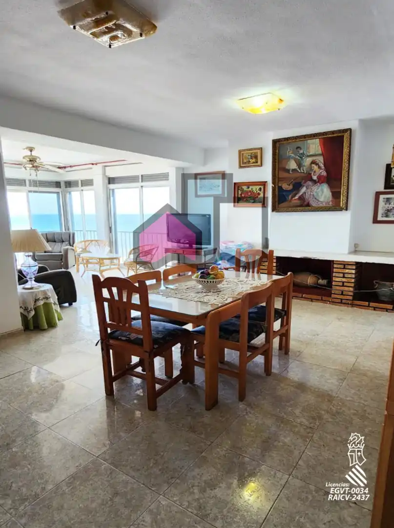 Sala de estar de Apartamento en venta en Cullera con Terraza, Amueblado y Horno