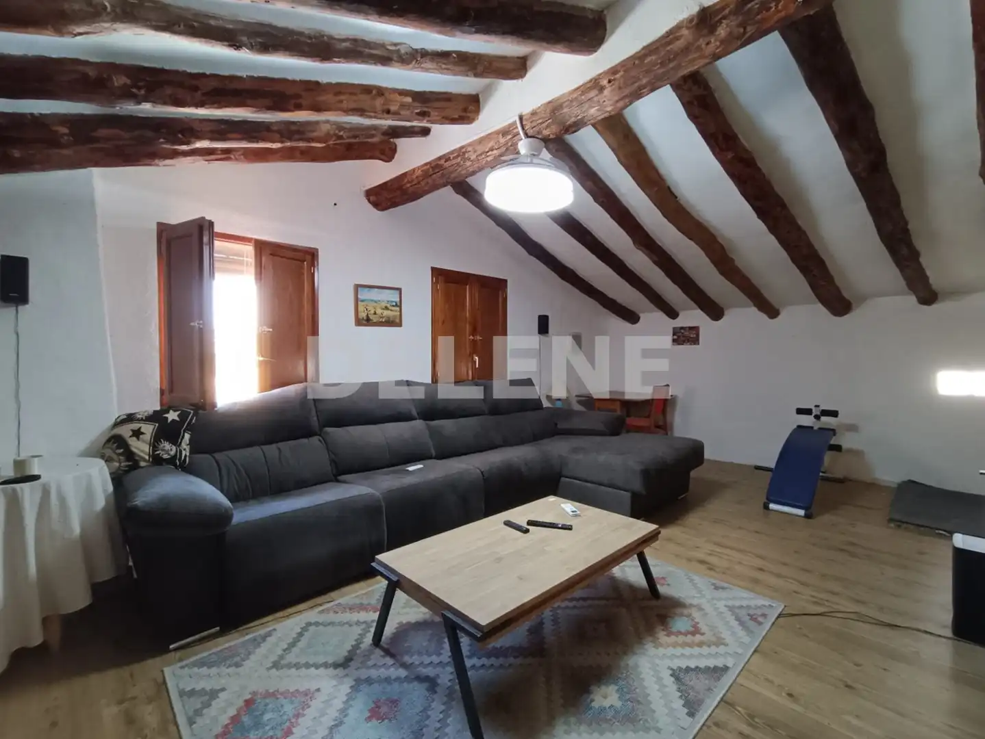 Sala d'estar de Casa adosada en venda en Hellín amb Jardí privat, Traster i Piscina