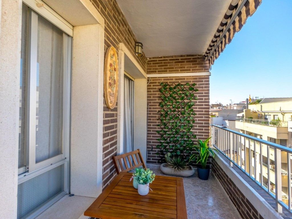 Balcony of Apartment for sale in Torrevieja  with Air Conditioner and Furnished