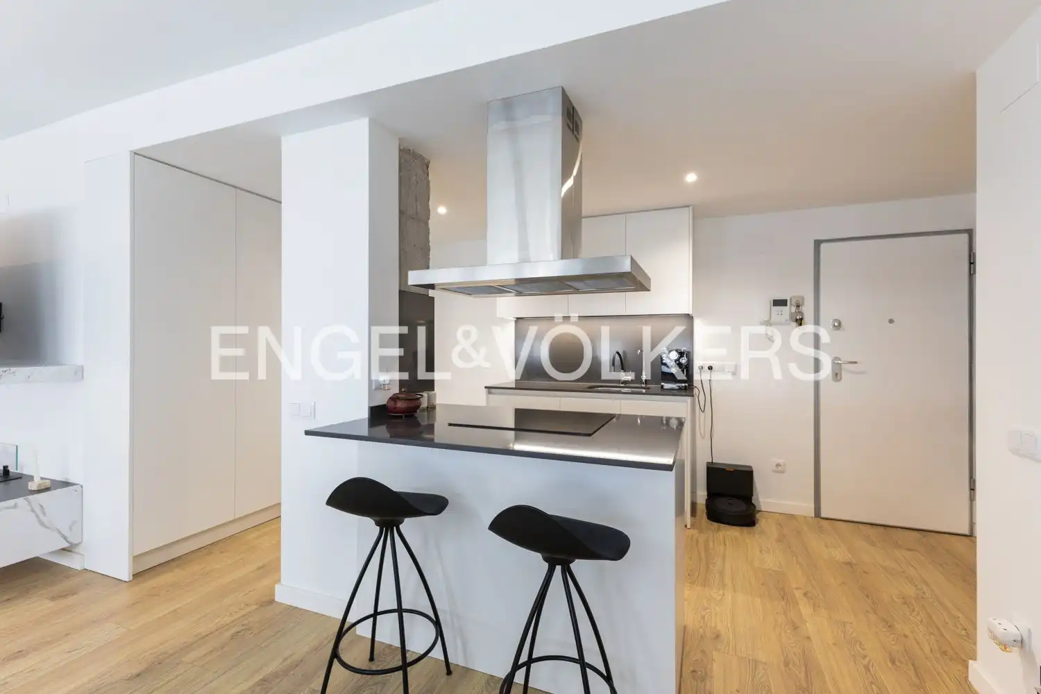Cocina de Piso de alquiler en Castellón de la Plana / Castelló de la Plana con Aire acondicionado, Calefacción y Parquet