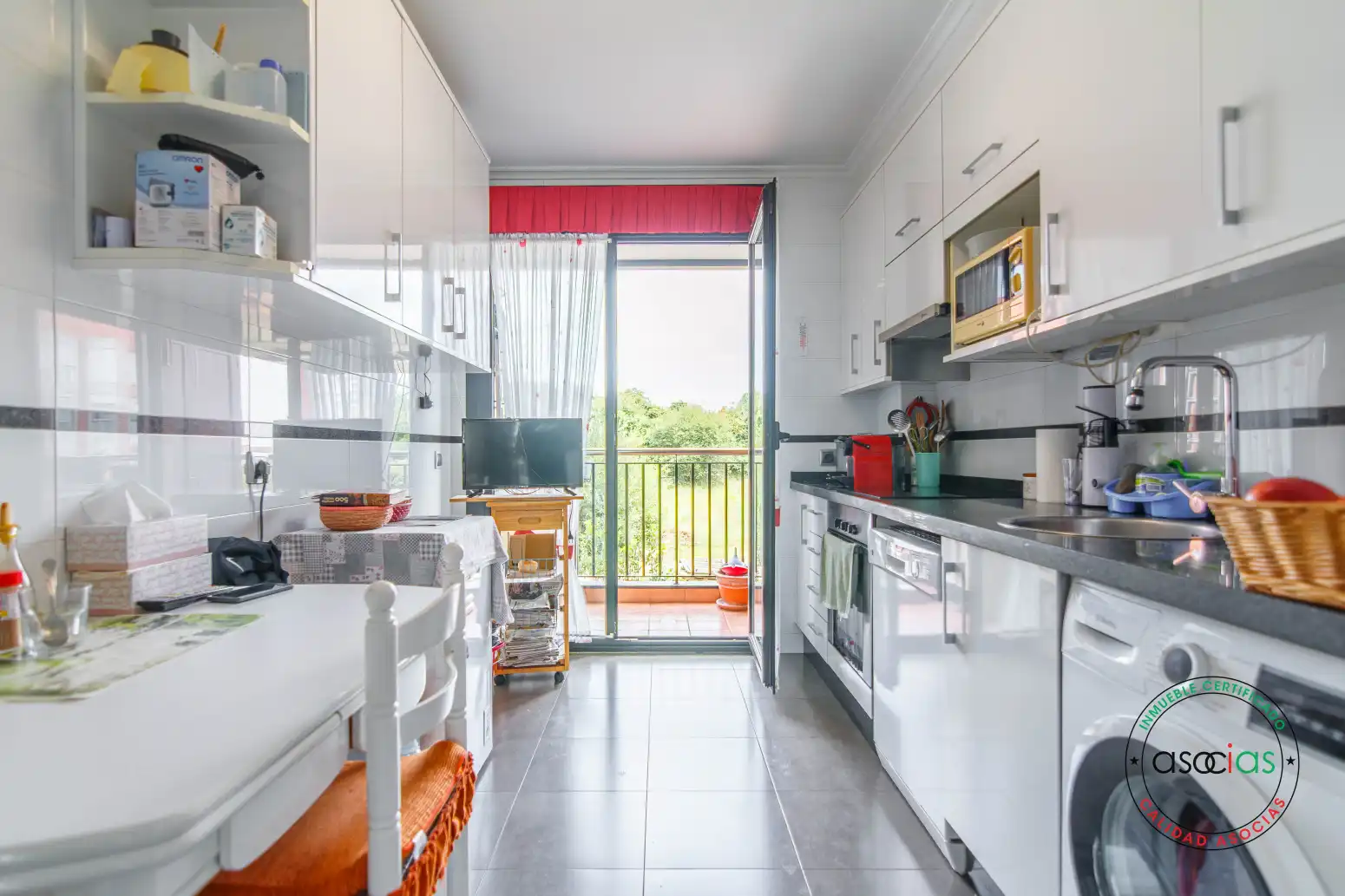 Kitchen of Flat for sale in Siero  with Heating, Terrace and Storage room
