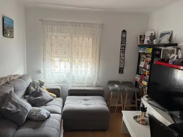 Sala d'estar de Pis en venda en Barcelona amb Parquet