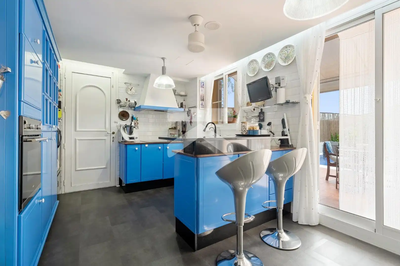 Cocina de Casa o chalet en venta en Amposta con Aire acondicionado, Calefacción y Parquet