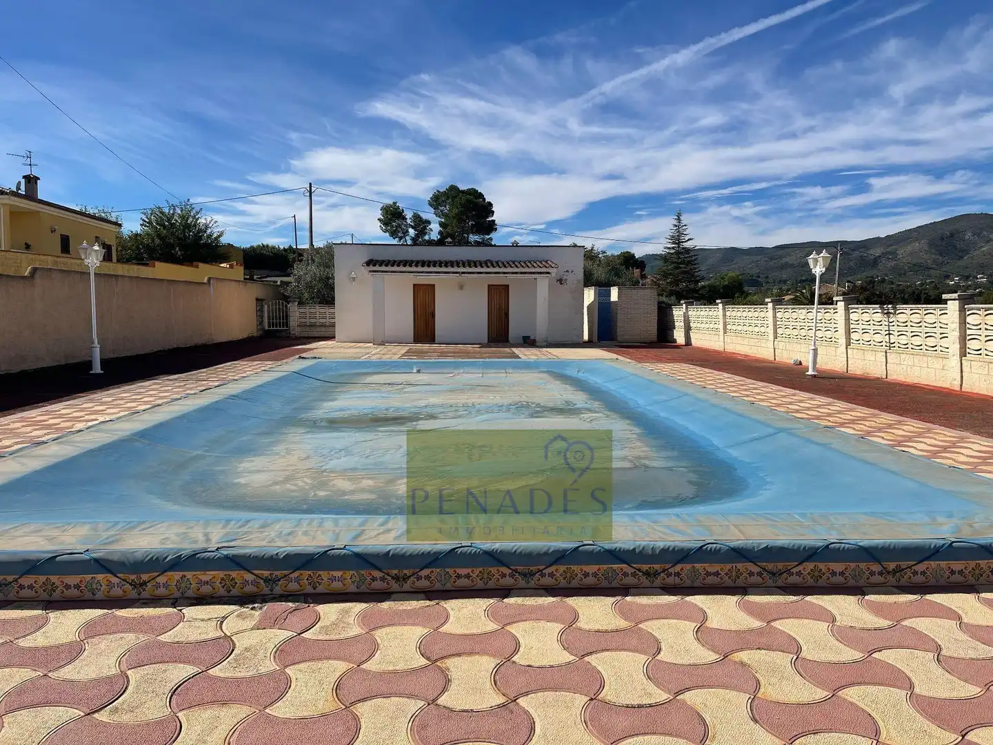 Piscina de Casa o chalet en venta en Ontinyent con Jardín privado, Terraza y Trastero