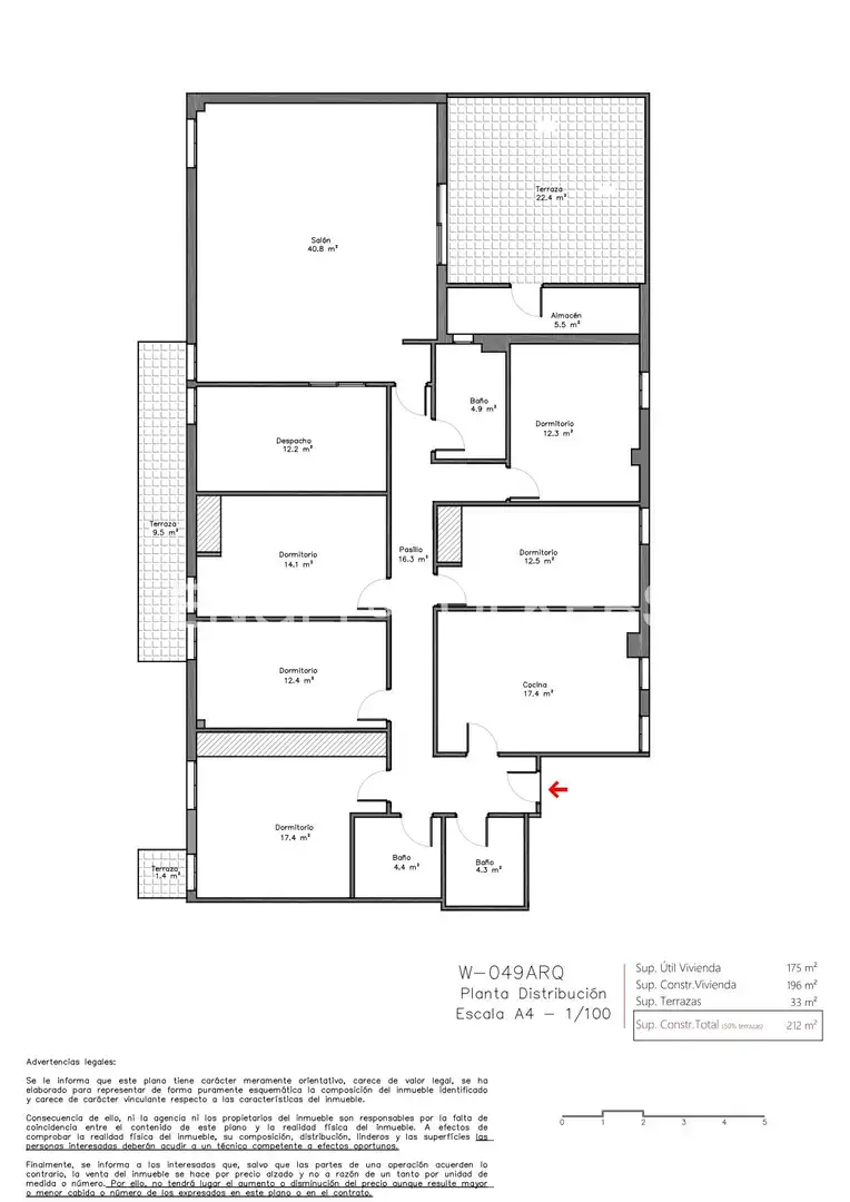Ático con terraza en venta en Ciudad Lineal, imagen 33