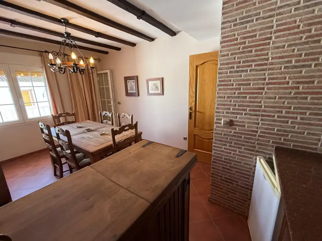 Dining room of Houses for sale in Zafarraya  with Terrace, Storage room and Furnished