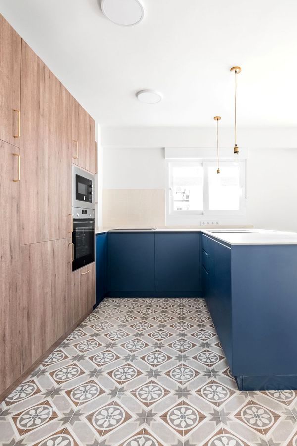 Kitchen of Flat for sale in  Madrid Capital  with Air Conditioner and Heating