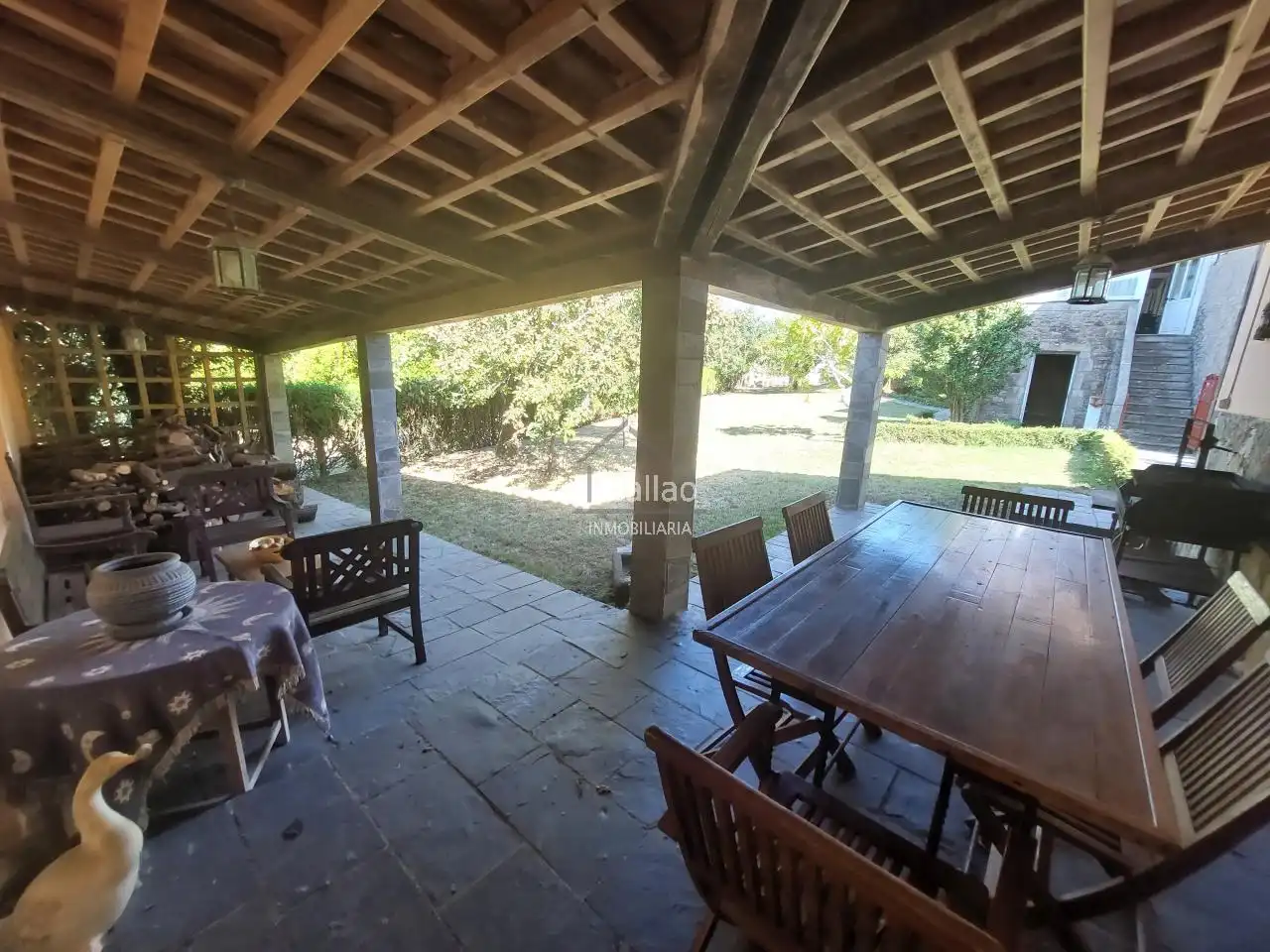 Terraza de Casa o chalet en venta en Narón con Calefacción, Jardín privado y Piscina