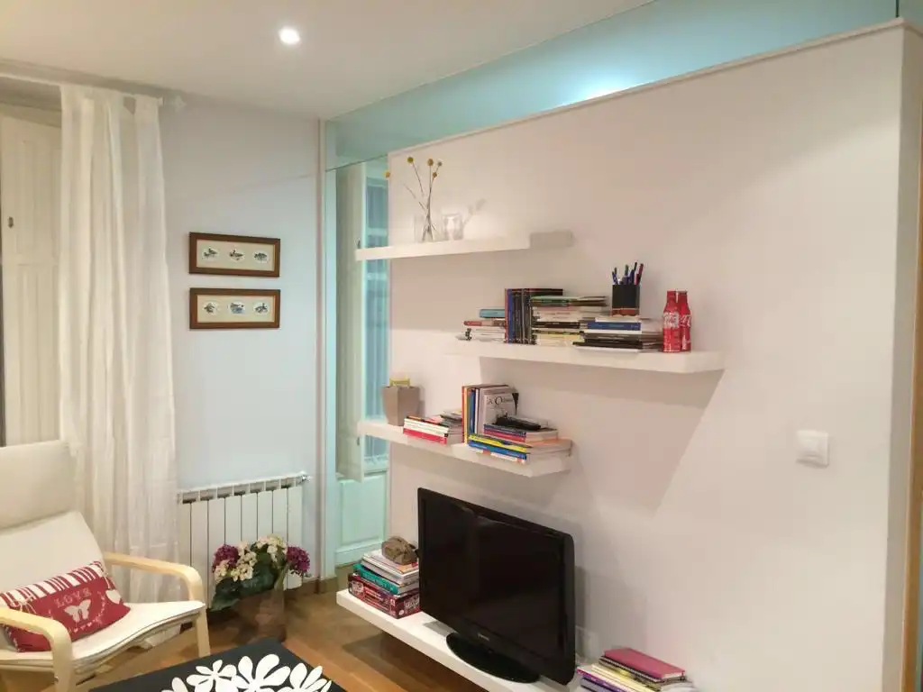 Sala de estar de Piso de alquiler en Ferrol con Calefacción, Amueblado y Horno