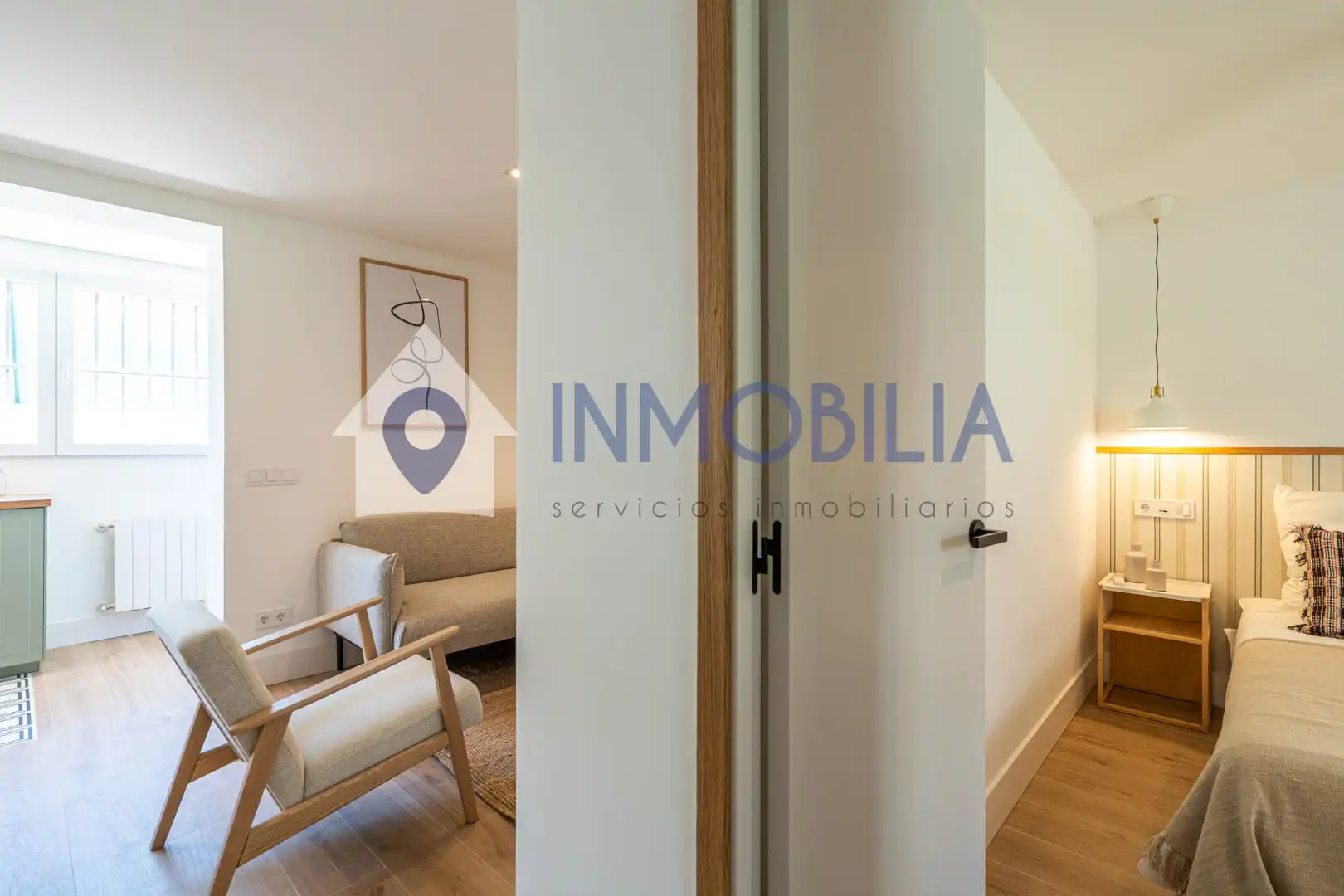 Bedroom of Flat for sale in Madrid  with Air Conditioner and Heating