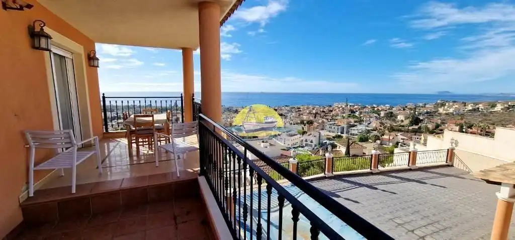 Vista exterior de Casa o chalet en venta en Mazarrón con Aire acondicionado, Jardín privado y Terraza