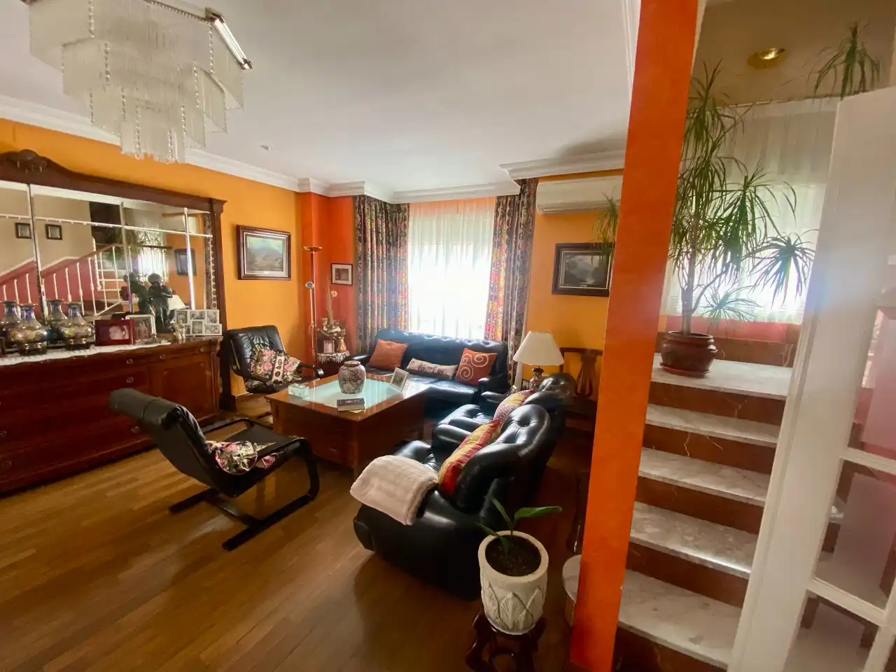 Living room of Detached homes for sale in Miguelturra  with Air Conditioner, Heating and Terrace