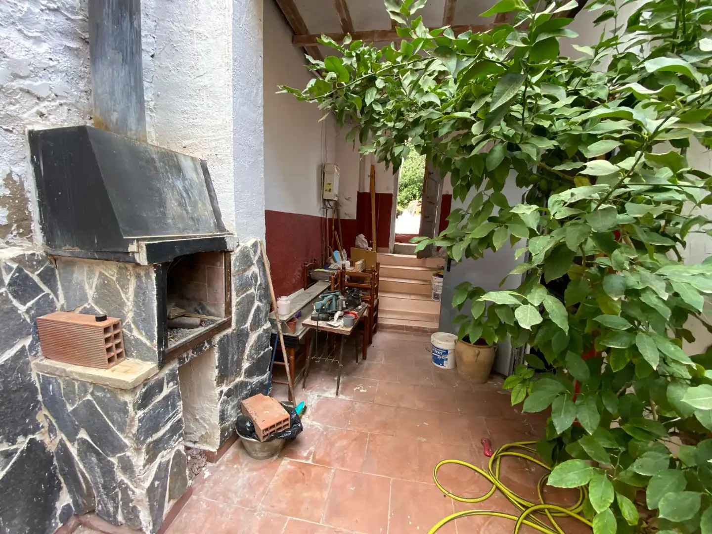 Terrasse von Haus oder Chalet zum Verkauf in Sax mit Klimaanlage und Terrasse
