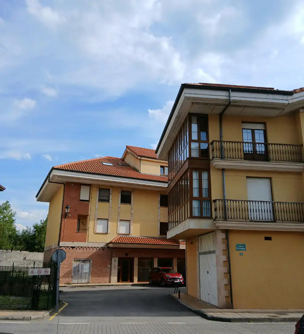 Vista exterior de Pis en venda en Villacarriedo amb Calefacció, Parquet i Terrassa