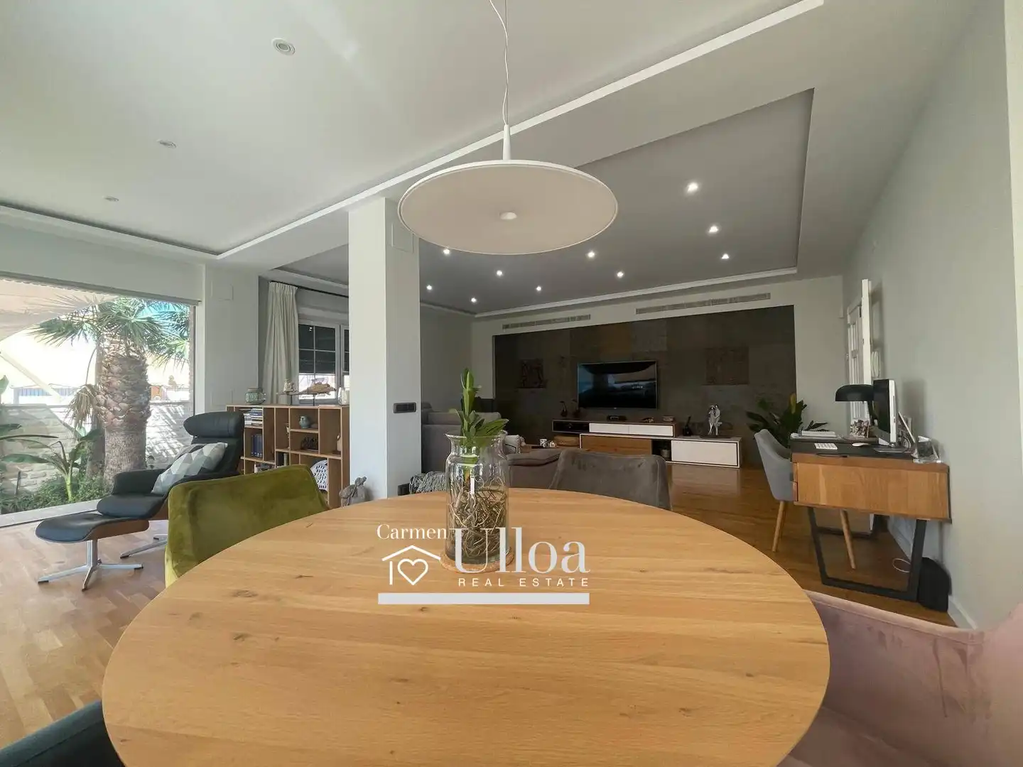Living room of Houses for sale in San Vicente del Raspeig / Sant Vicent del Raspeig  with Air Conditioner, Heating and Private garden