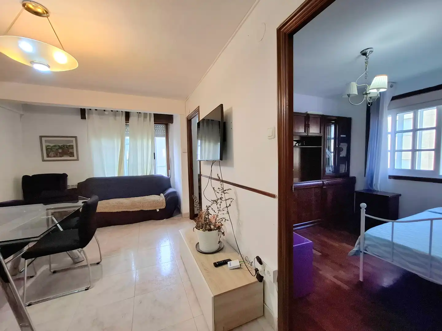 Sala de estar de Piso en venta en Vigo  con Trastero y Amueblado