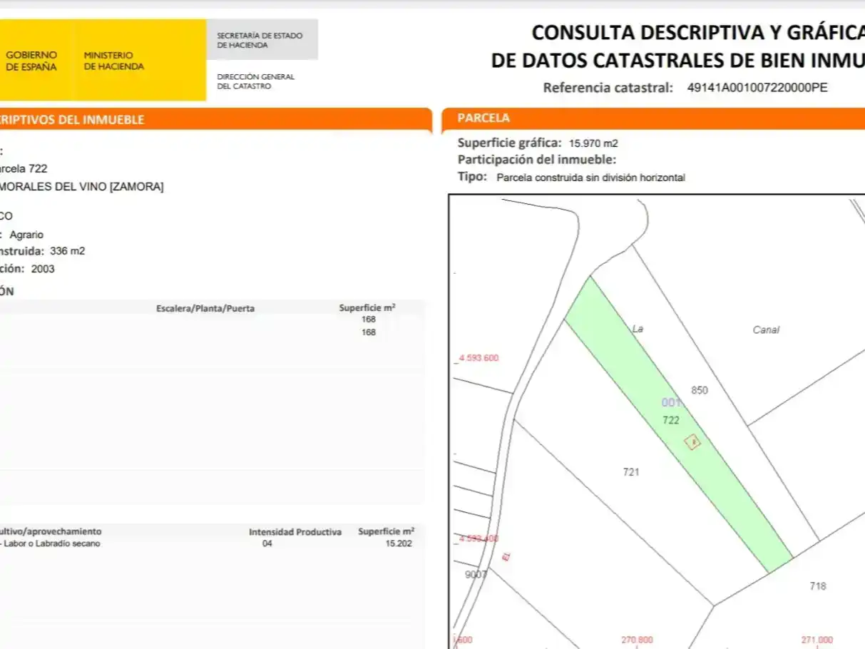 Vista exterior de Finca rústica en venda en Morales del Vino amb Jardí privat i Balcó