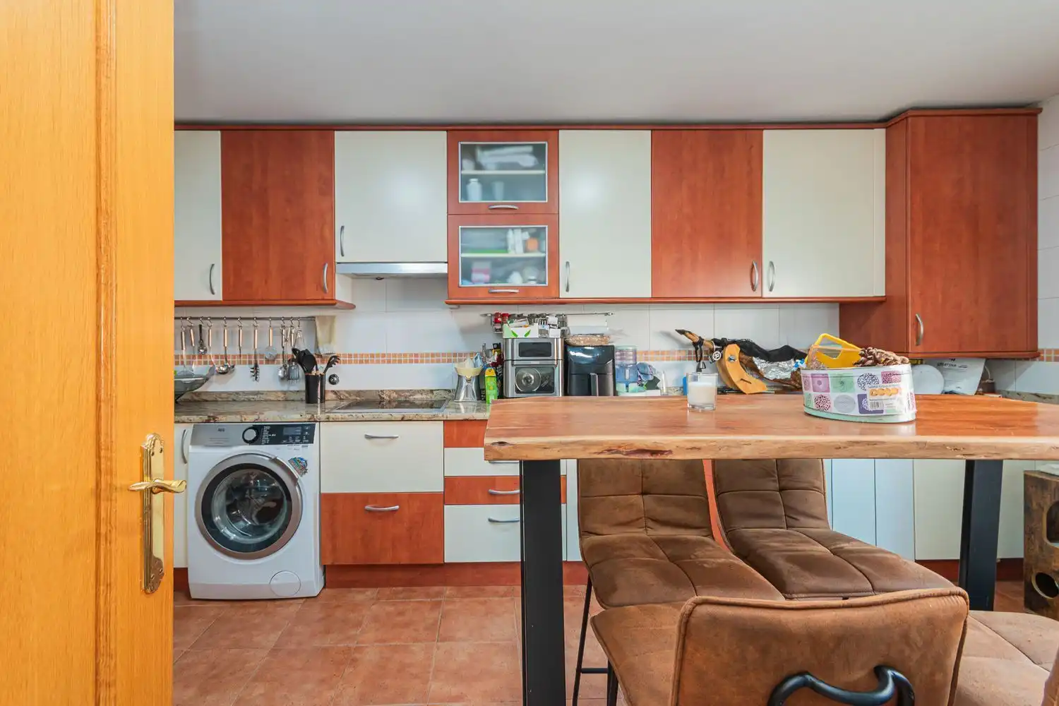Kitchen of Houses for sale in Fuenlabrada  with Air Conditioner, Heating and Storage room