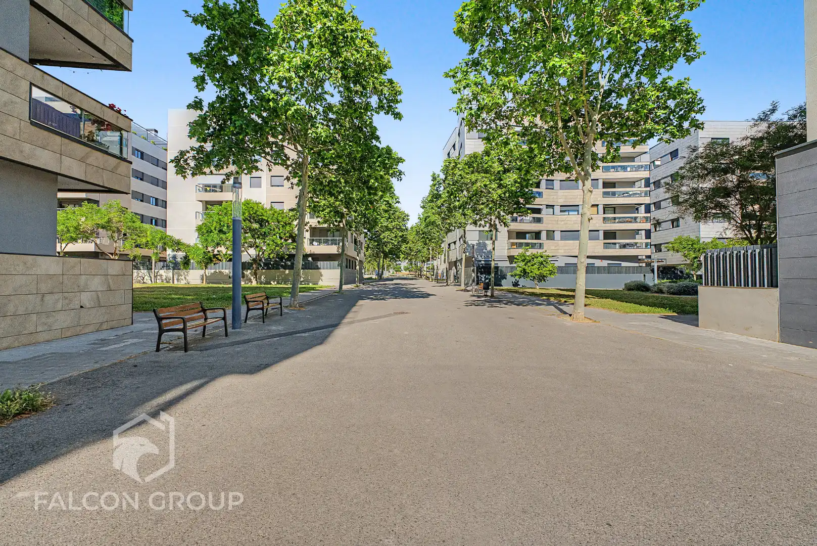Exterior view of Flat for sale in Vilanova i la Geltrú  with Air Conditioner, Heating and Parquet flooring
