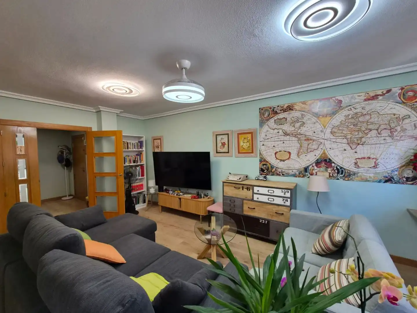 Sala de estar de Piso de alquiler en Águilas con Aire acondicionado y Balcón