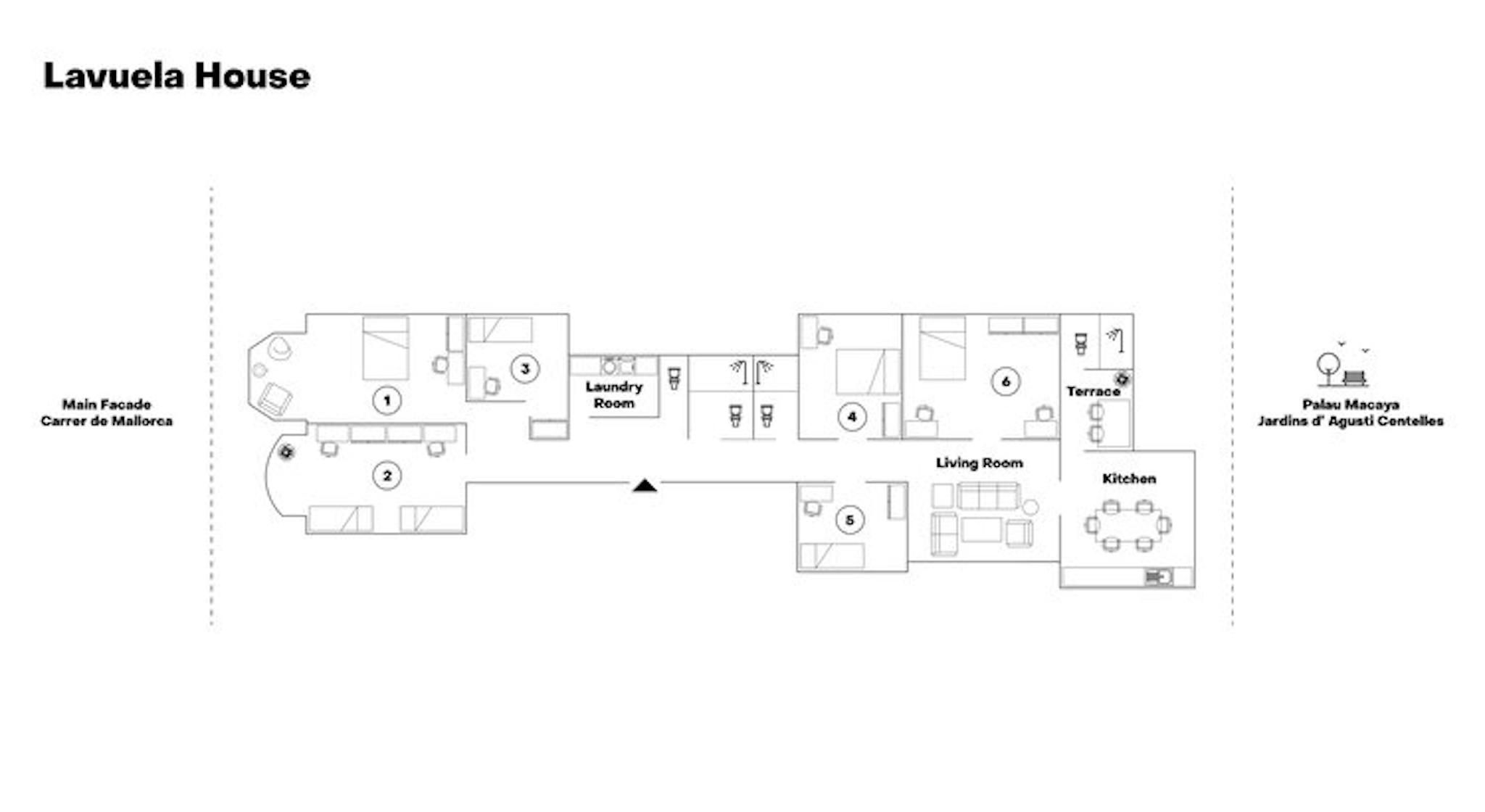 Flat to share in  Barcelona Capital  with Heating, Furnished and Washing machine