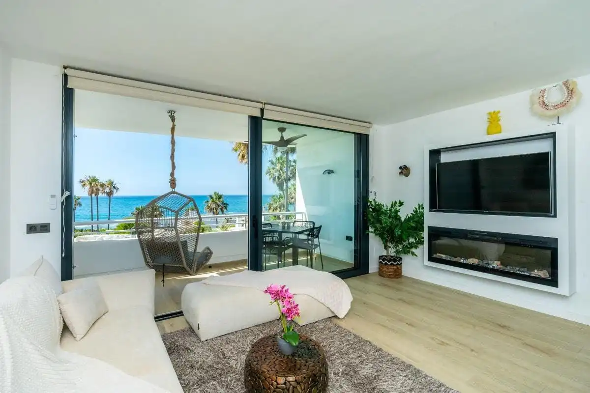 Living room of Flat for sale in Mijas  with Terrace