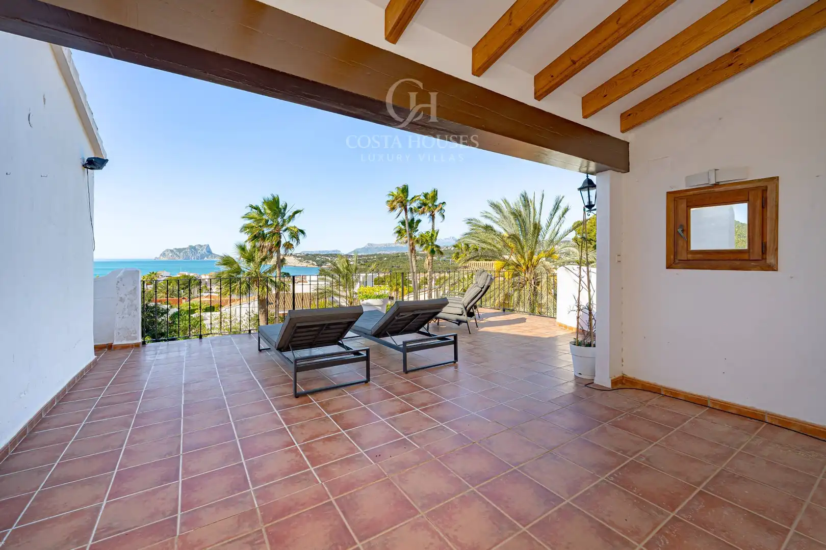 Terraza de Casa o chalet en venta en Moraira con Aire acondicionado, Calefacción y Jardín privado