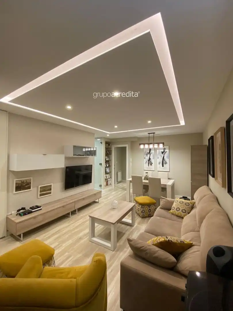 Living room of Flat for sale in Teo  with Heating, Parquet flooring and Storage room