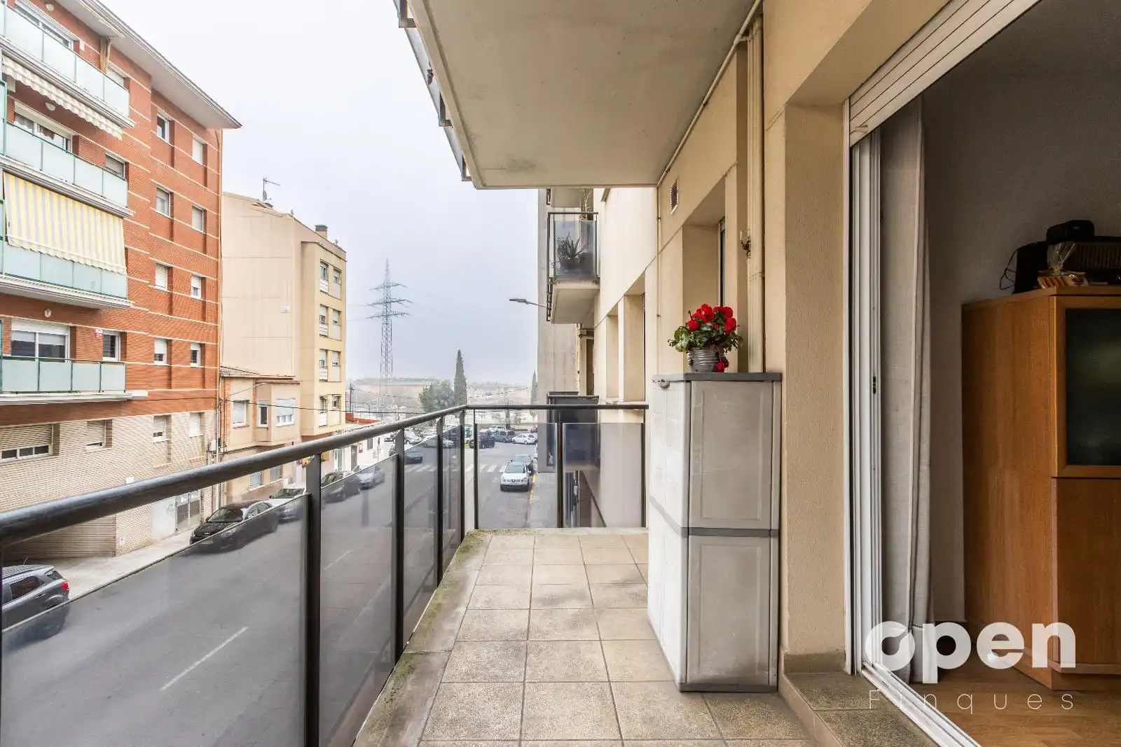 Balcony of Flat for sale in Terrassa  with Air Conditioner, Heating and Terrace