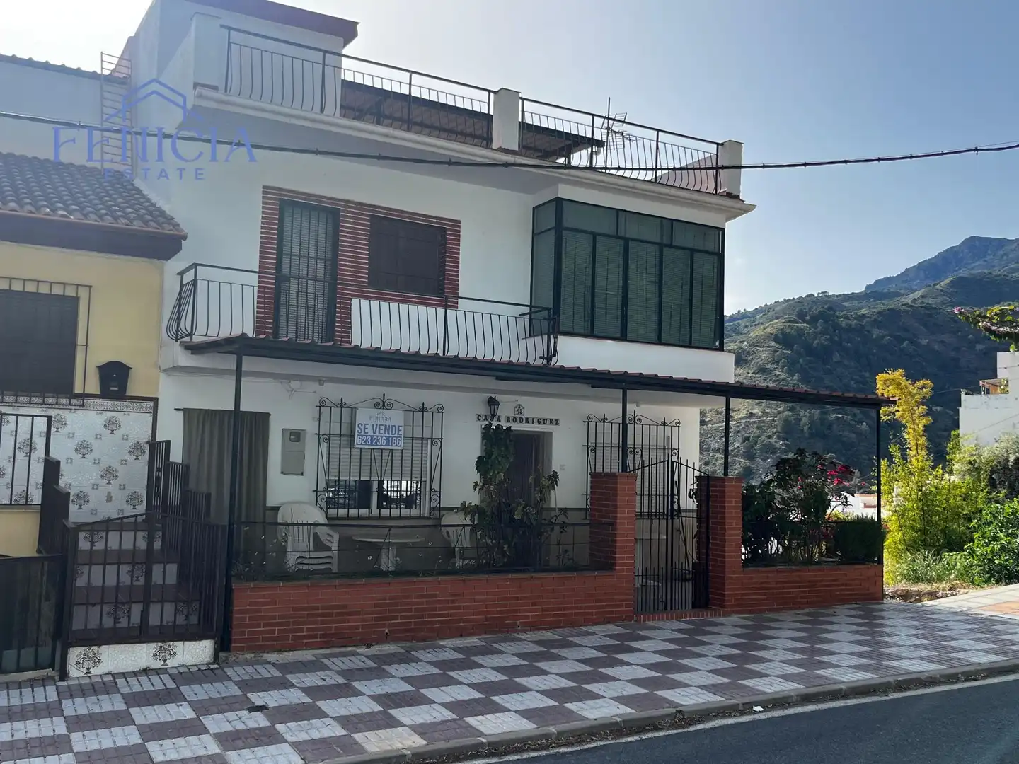 Vista exterior de Finca rústica en venta en Lentegí con Aire acondicionado, Jardín privado y Terraza