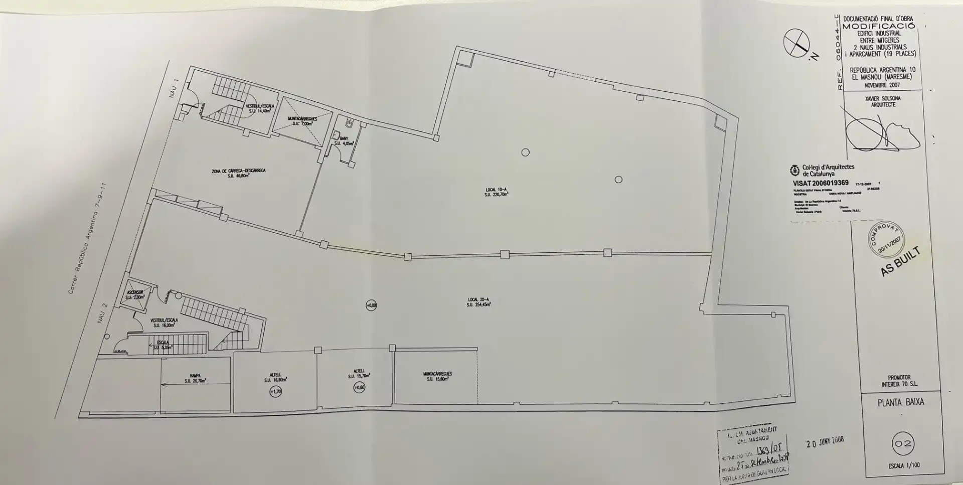 Nau industrial en venda en El Masnou amb Calefacció