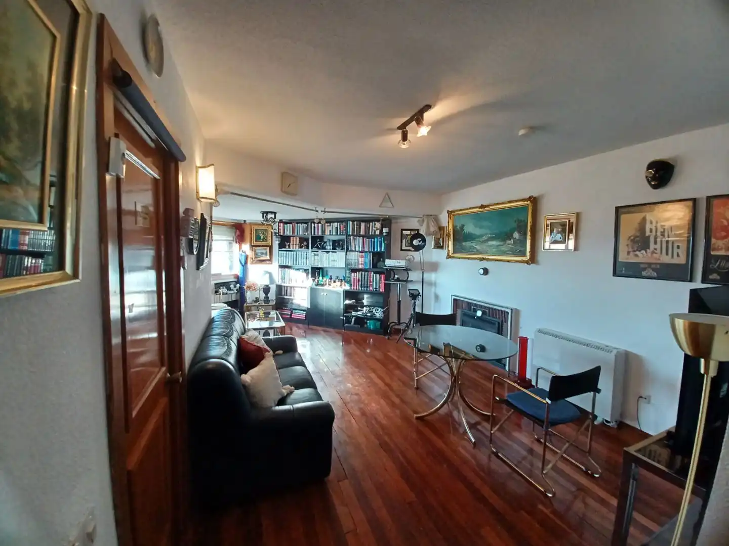 Sala de estar de Piso en venta en El Espinar con Calefacción, Jardín privado y Parquet