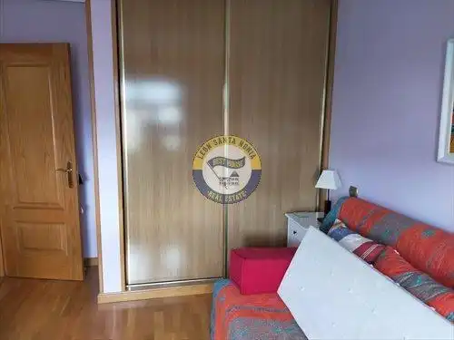 Bedroom of Houses for sale in Santovenia de la Valdoncina  with Heating, Terrace and Furnished