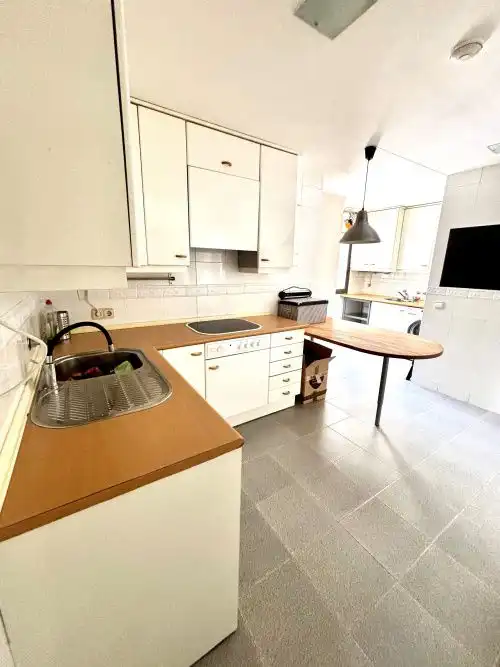 Kitchen of Flat for rent in Madrid  with Heating, Parquet flooring and Terrace