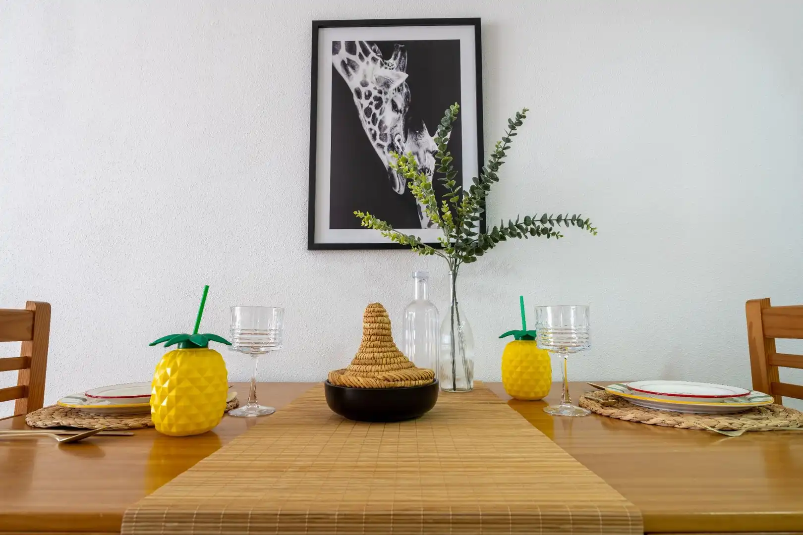 Esszimmer von Maisonette zum Verkauf in Mojácar mit Klimaanlage, Privatgarten und Terrasse