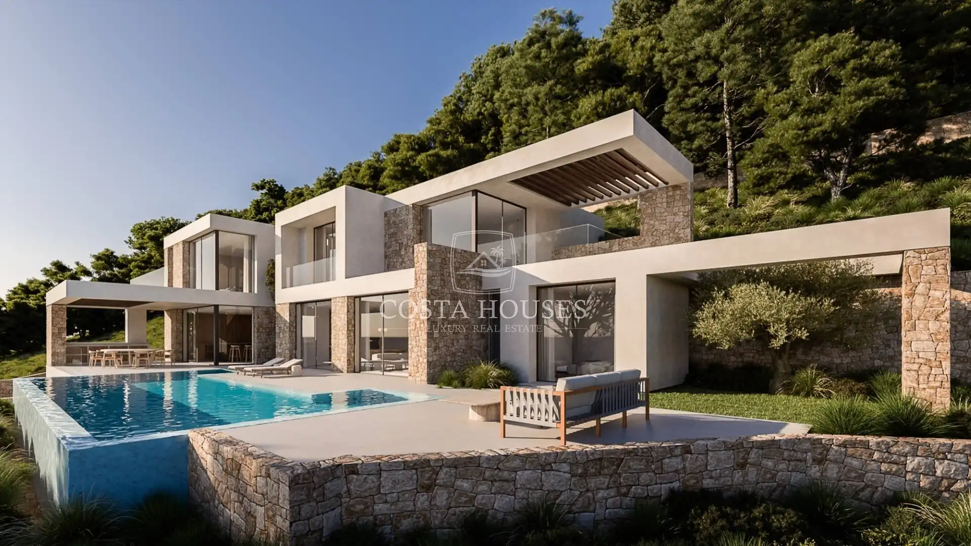 Exterior view of Houses for sale in Jávea / Xàbia  with Air Conditioner, Private garden and Terrace