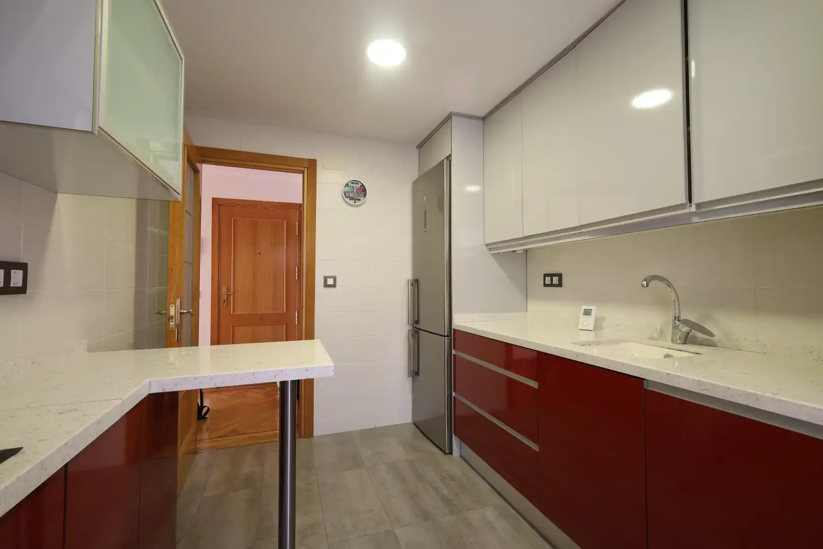 Cocina de Piso de alquiler en Madrid con Calefacción, Jardín privado y Terraza