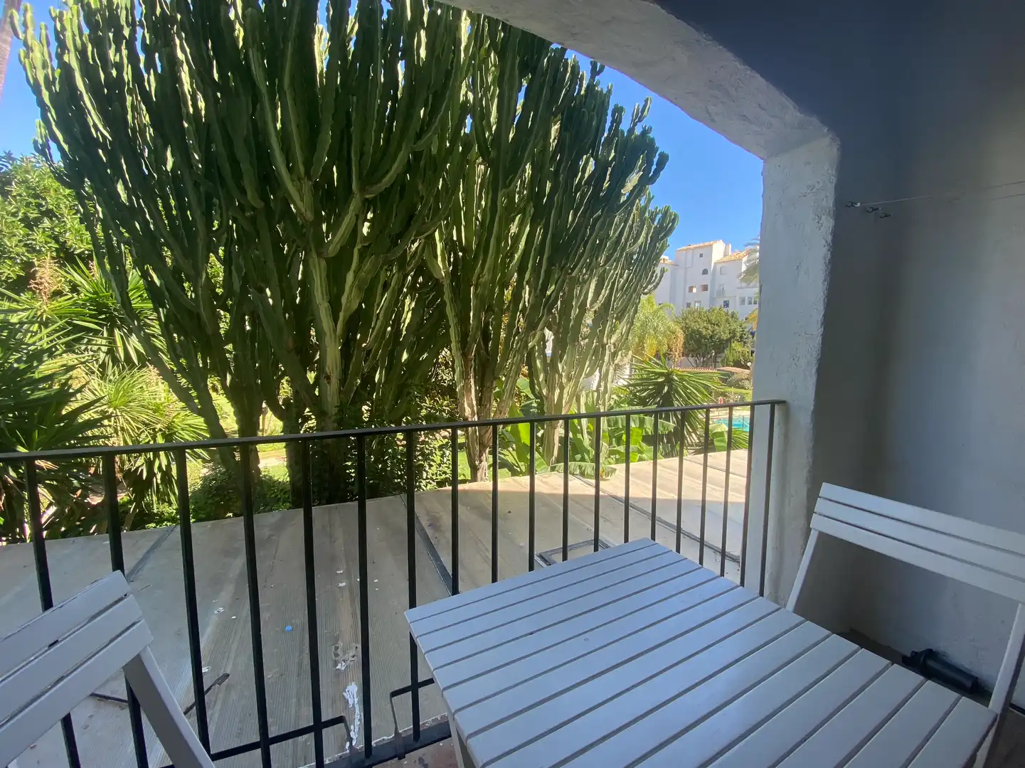 Terrassa de Apartament de lloguer en Marbella amb Aire condicionat, Terrassa i Piscina