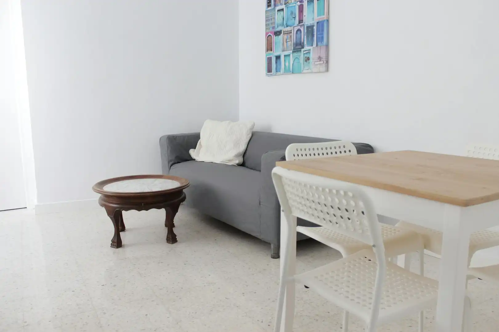 Living room of Flat for share in Sevilla  with Air Conditioner, Furnished and Washing machine