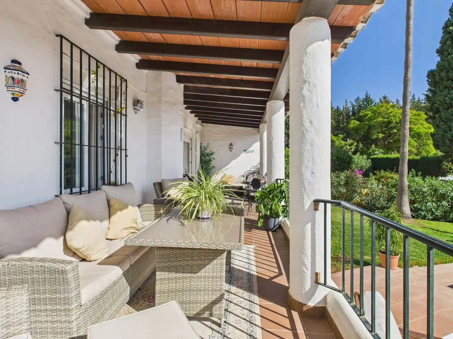 Terraza de Casa o chalet en venta en Estepona con Aire acondicionado, Terraza y TV