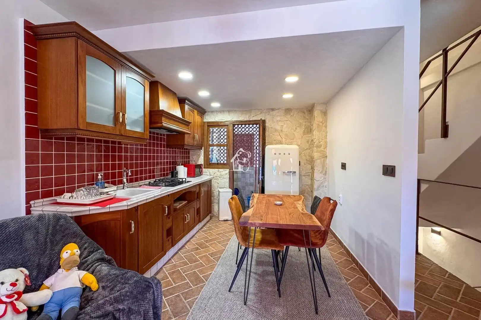 Cocina de Dúplex de alquiler en Guardamar del Segura con Aire acondicionado, Terraza y Amueblado