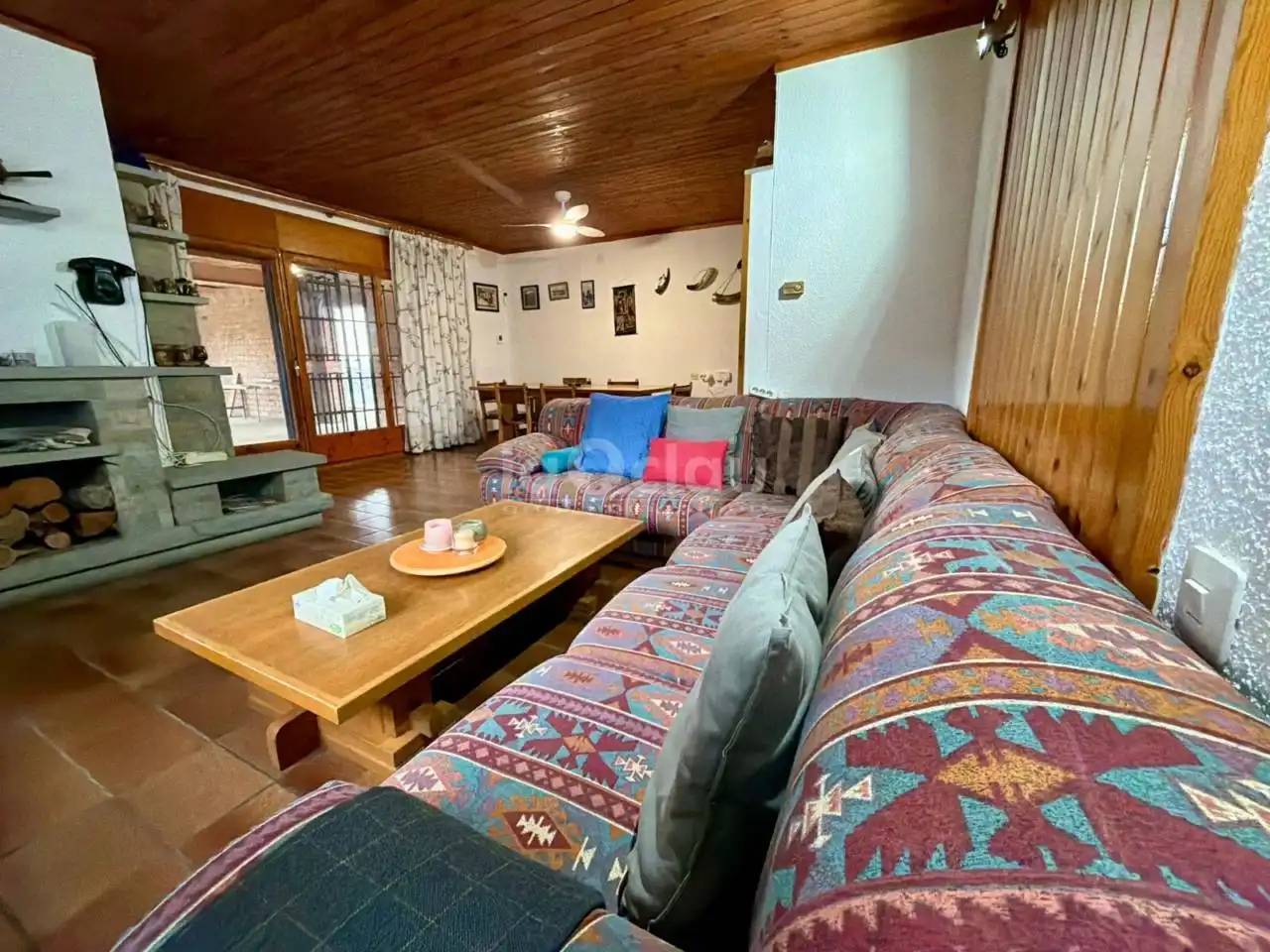 Sala d'estar de Casa o xalet en venda en Tavèrnoles amb Jardí privat i Terrassa