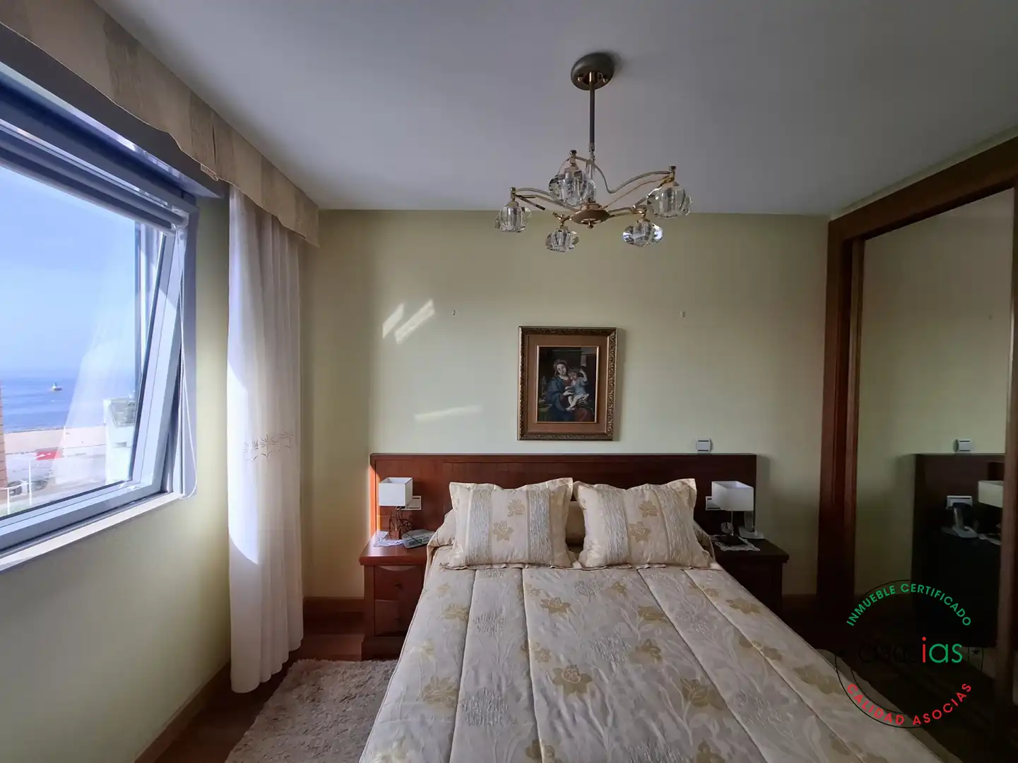 Schlafzimmer von Wohnung zum Verkauf in Gijón  mit Heizung, Terrasse und Abstellraum