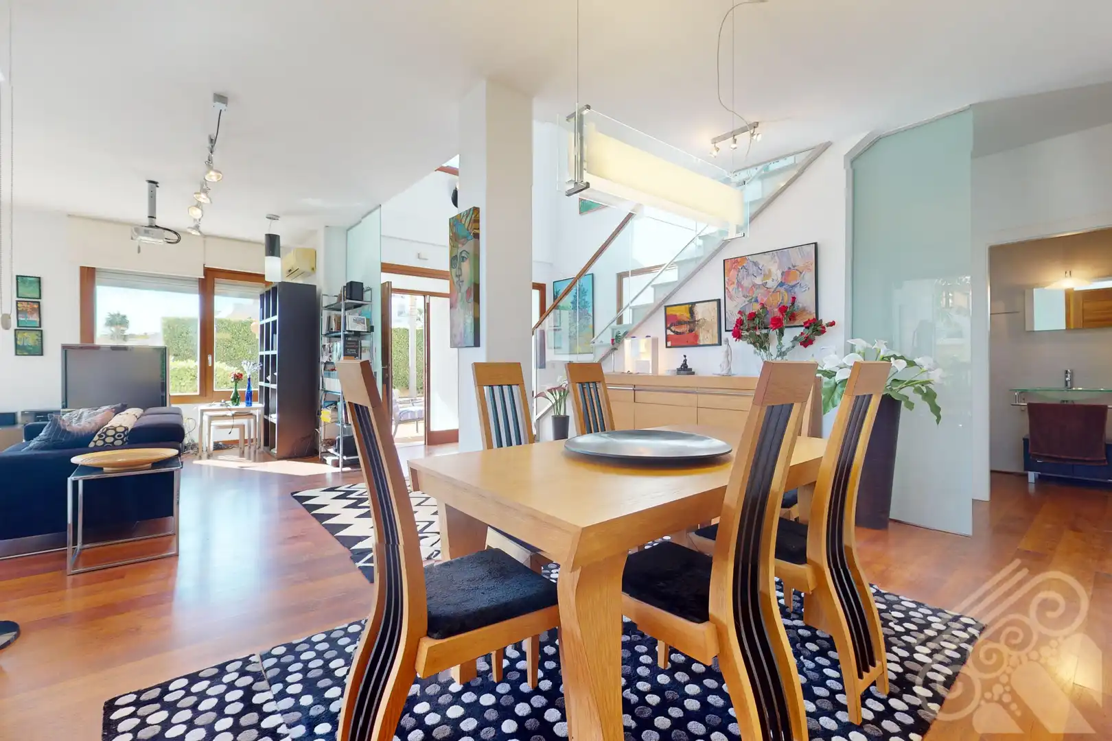 Comedor de Casa o chalet en venta en Mojácar con Aire acondicionado, Jardín privado y Parquet