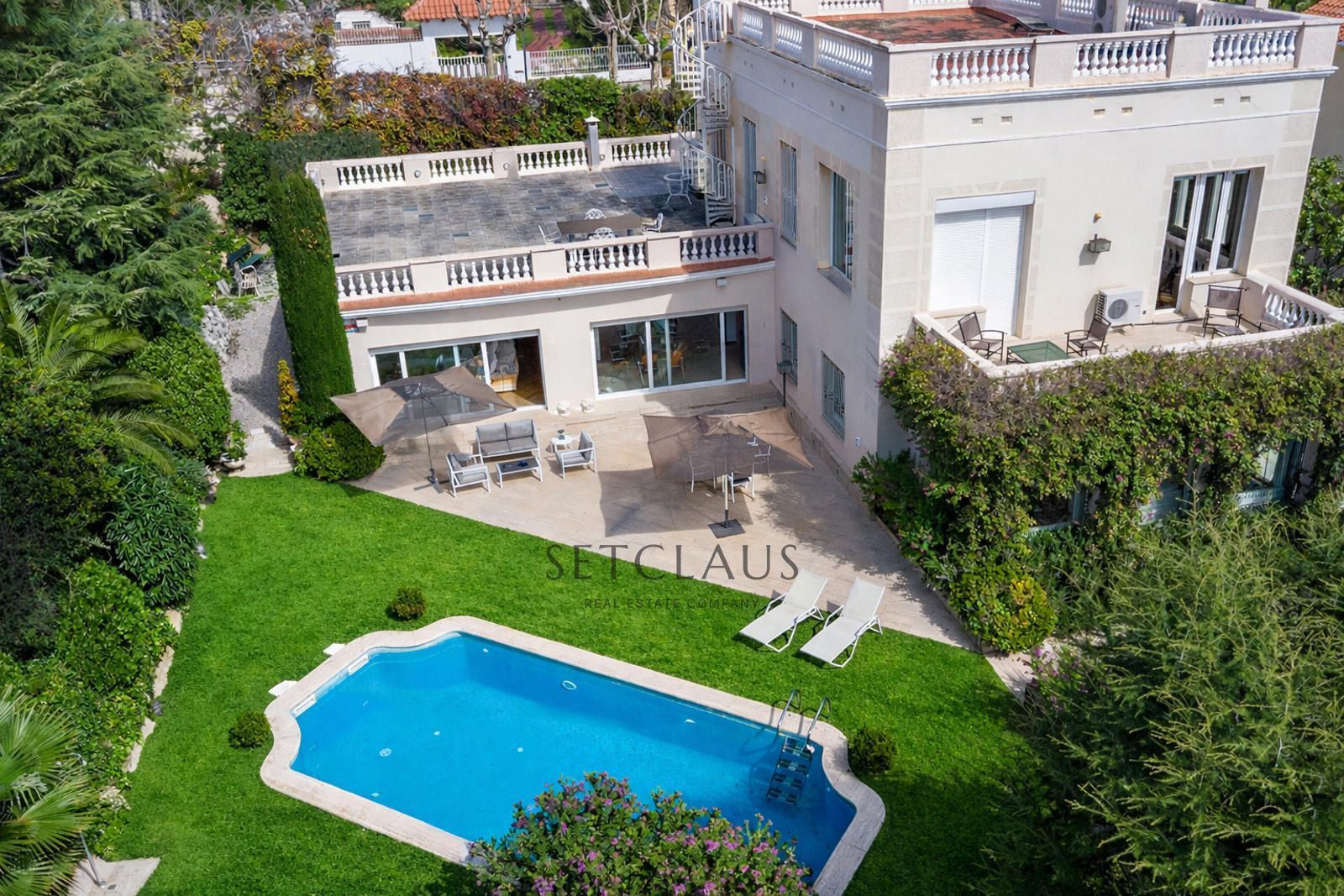 Jardín de Casa o chalet en venta en El Masnou con Aire acondicionado, Calefacción y Jardín privado