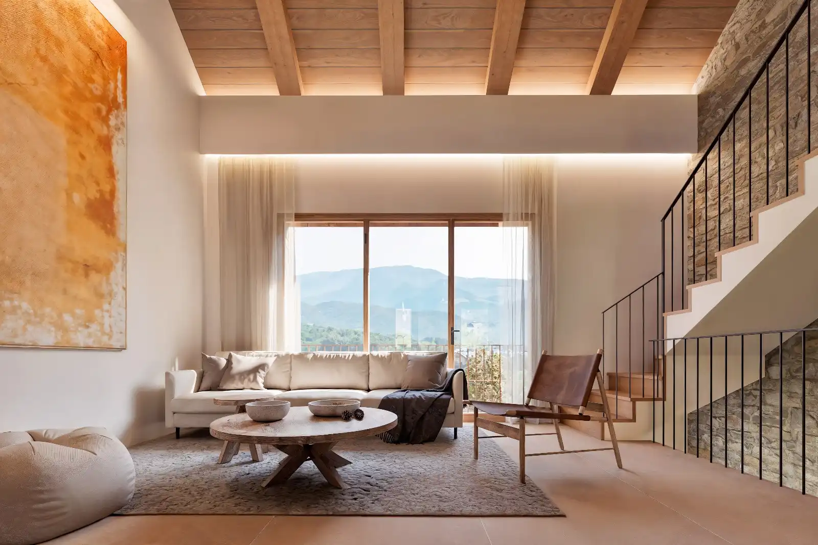 Sala de estar de Casa adosada en venta en Benasque con Aire acondicionado, Calefacción y Jardín privado