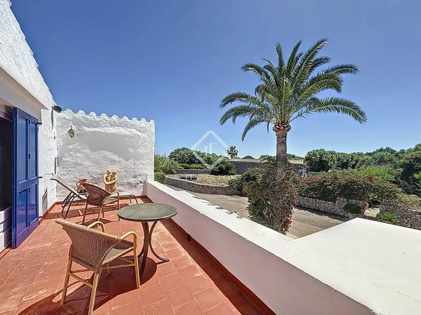 Terraza de Finca rústica en venta en Es Castell con Aire acondicionado, Calefacción y Jardín privado