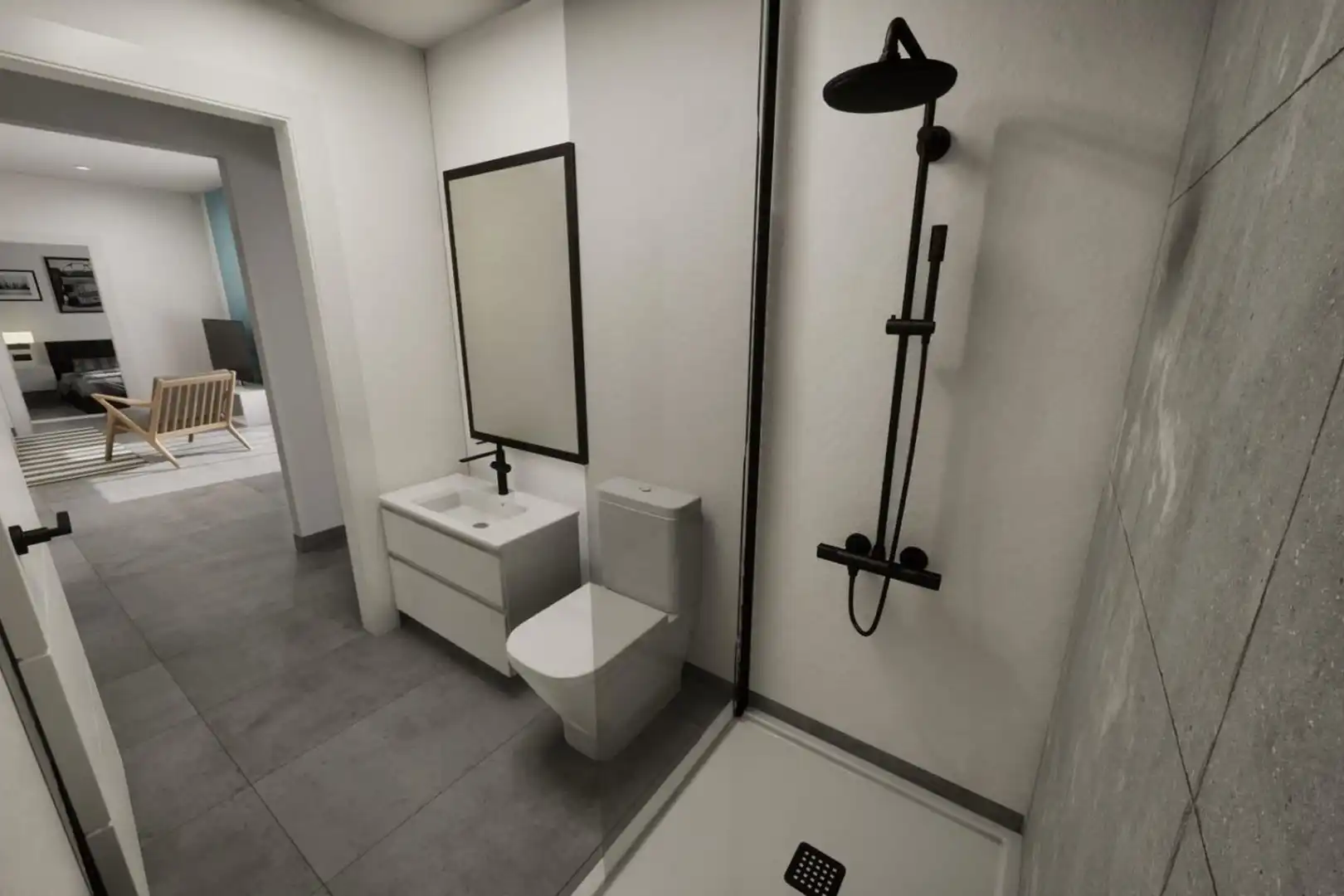 Badezimmer von Einfamilien-Reihenhaus zum Verkauf in Torre-Pacheco
