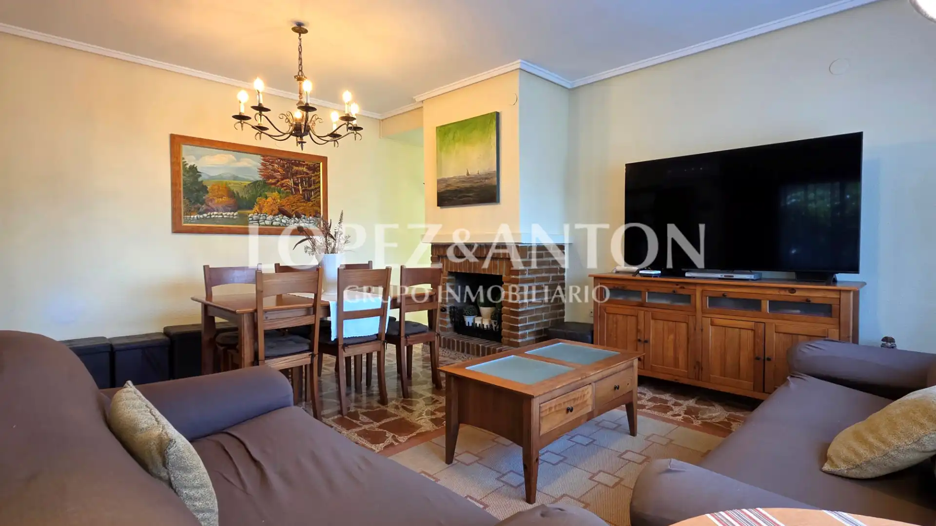 Living room of Houses for sale in L'Eliana  with Air Conditioner, Private garden and Terrace