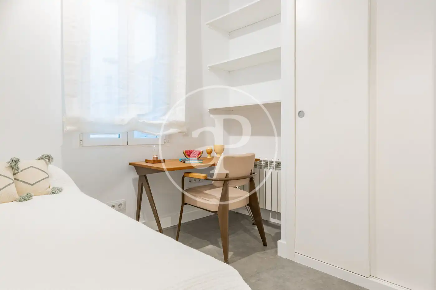 Bedroom of Flat for sale in Madrid  with Air Conditioner, Heating and Balcony